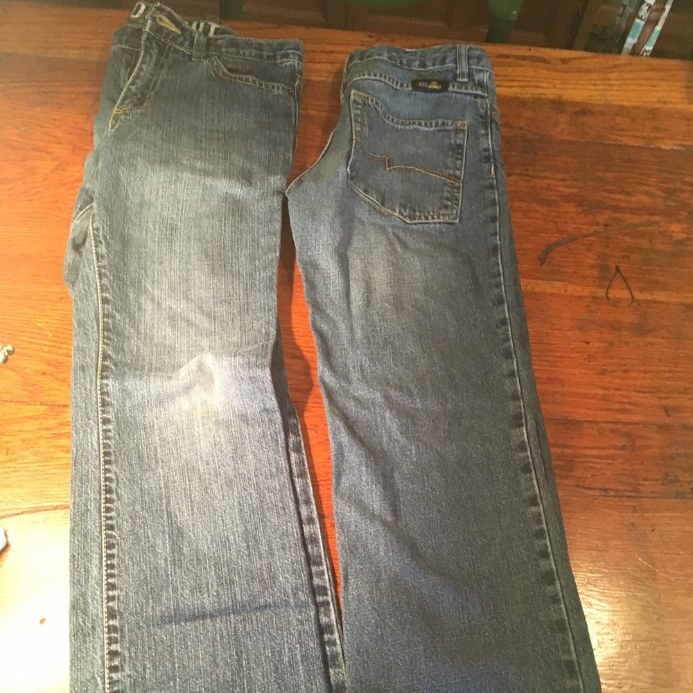 Two pairs size 10 boys jeans